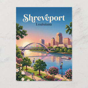 Shreveport, Louisiana Postkarte