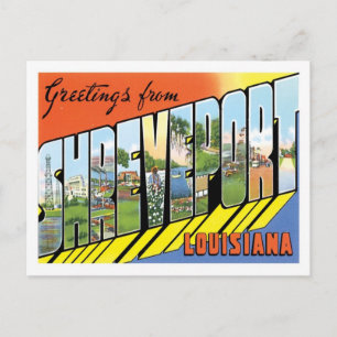 Shreveport Louisiana Reise Amerika US Stadt Postkarte