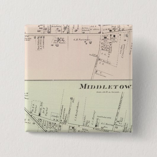 Shrewsbury Middletown, New Jersey Button (Vorderseite)