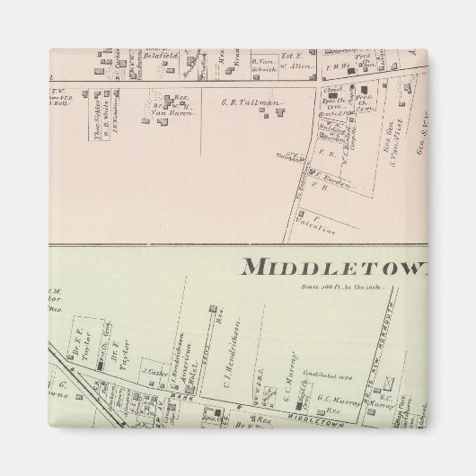 Shrewsbury Middletown, New Jersey Magnet (Vorne)