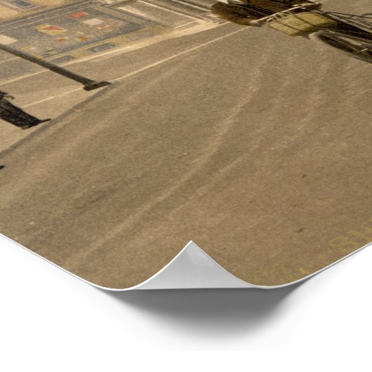 Shrewsbury Square, Shropshire, England Poster (Ecke)