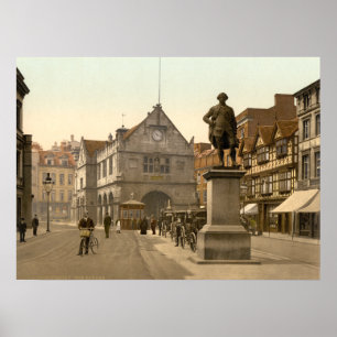 Shrewsbury Square, Shropshire, England Poster
