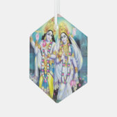 Shri Hari Vishnu Ornament Aus Glas (Vorderseite Links)