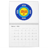 Shri Radha wie in Vrindavan (Hindi) Classic Round Kalender (Feb 2026)