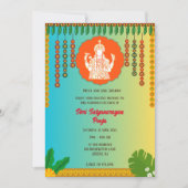 Shri Satyanarayan Pooja Hindu Einladung (Vorderseite)