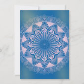 Shri Satyanarayan Pooja Hindu Einladung (Rückseite)