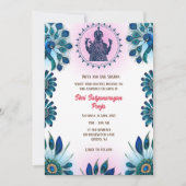 Shri Satyanarayan Pooja Hindu Einladung (Vorderseite)