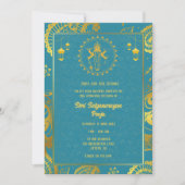 Shri Satyanarayan Pooja Hindu Einladung (Vorderseite)