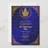 Shri Satyanarayan Pooja Hindu Einladung (Vorderseite)