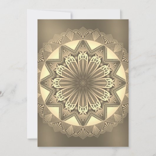 Shri Satyanarayan Pooja Hindu Einladung (Rückseite)