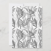 Shri Satyanarayan Pooja Hindu Indian Style Blume Einladung (Rückseite)