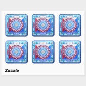 Shri Yantra Aufkleber (Blatt)