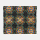 Shri Yantra Fleecedecke (Vorderseite (Horizontal))