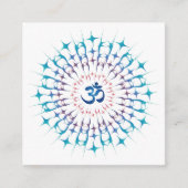 Shri Yantra oder Sri Chakra - Glühende Energie Begleitkarte (Vorderseite)