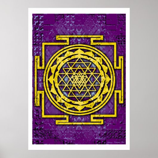 Shri Yantra Poster (Vorne)