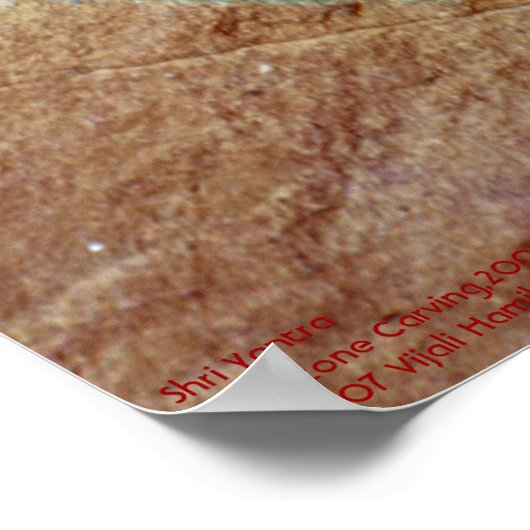 Shri Yantra/Poster Poster (Ecke)