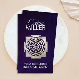 Shri Yantra - Sri yantra - Shri Chakra Visitenkarte