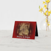 Shrieks und moans Geist Halloween-Karte Karte (Gelbe Blume)