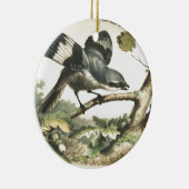 SHRIKE VOGEL MIT WANZE KERAMIKORNAMENT (Rechts)