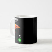 Shrim Is Calling Misspelled Funny Shrimp Calling M Kaffeetasse (Vorderseite Links)