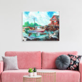 Shrimp Boat Leinwanddruck (Insitu (Wohnzimmer))