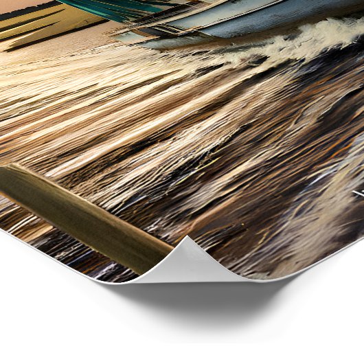 Shrimp Boat Poster (Ecke)