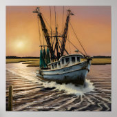 Shrimp Boat Poster (Vorne)