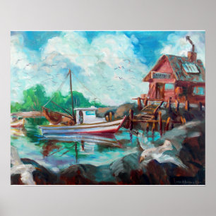 Shrimp Boat Poster