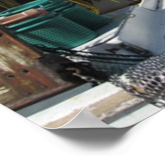 Shrimp Boat Poster (Ecke)