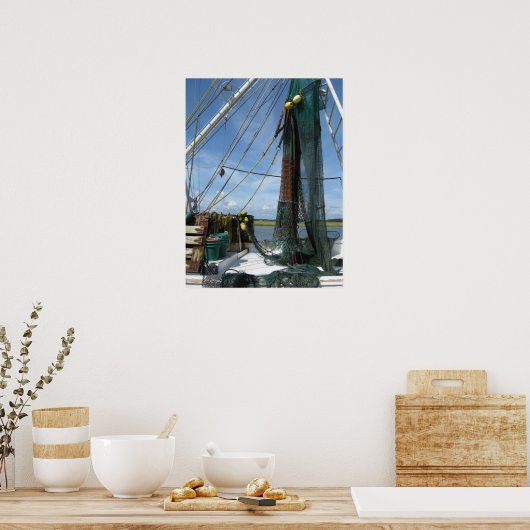 Shrimp Boat Poster (Küche)