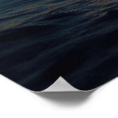 Shrimp Boat Sunset Poster (Ecke)