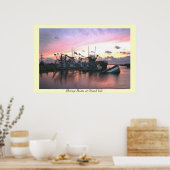 Shrimp Boats st Grand Isle Poster (Küche)