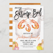 Shrimp Boil Einladung (Vorne/Hinten)