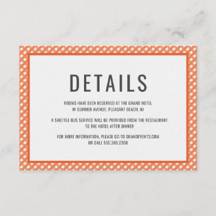 Shrimp-Boil-Umschließungskarte Begleitkarte