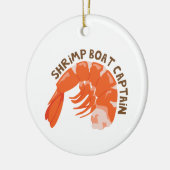 Shrimp BootCaptain Keramik Ornament (Links)