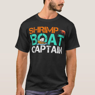Shrimp Bootskapitän Funny Boating Seafood Geschen T-Shirt