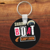 Shrimp-Bootsmann Shrimping Cruising Schlüsselanhänger (Vorderseite)