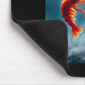 Shrimp Dunking On Shark Funny Fishing Meme  Mousepad (Ecke)