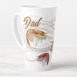 Shrimp Family Große Latte Tasse