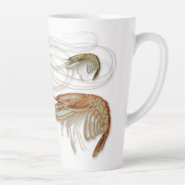 Shrimp Family Große Latte Tasse