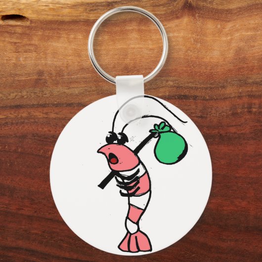 Shrimp Hobo Schlüsselanhänger (Vorderseite)