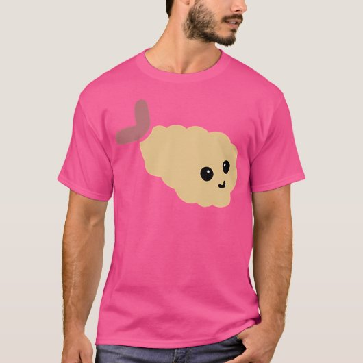 Shrimp Kawaii T-Shirt (Vorderseite)