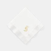 Shrimp Line Art Serviette (Ecke)