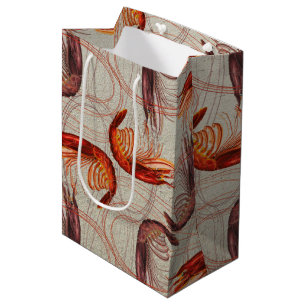 Shrimp Long Antenne Big Pattern Mittlere Geschenktüte