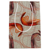 Shrimp Long Antenne Big Pattern Mittlere Geschenktüte (Vorderseite)