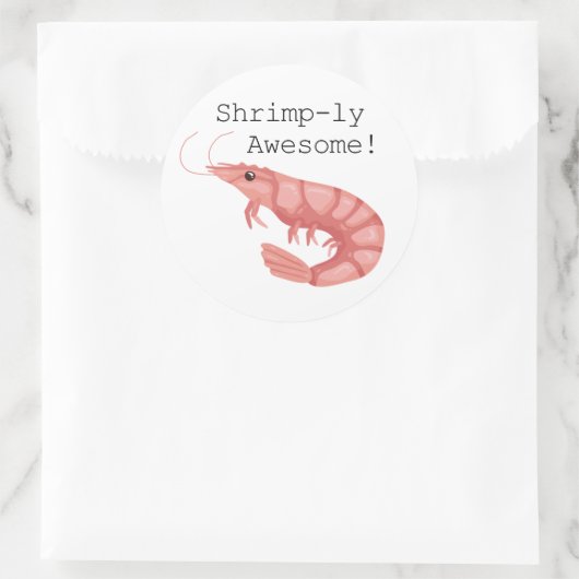Shrimp-ly-Phantastische Stickers (Tasche)
