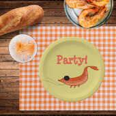 Shrimp-Party-Papier-Teller Pappteller