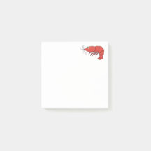Shrimp Post-It-Notes