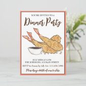 Shrimp Prawn Ebi Tempura Japanisch Küche Küche Küc Einladung (Stehend Vorderseite)