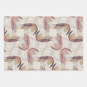 Shrimp Prawns Pattern Geschenkpapier Set (Vorderseite)